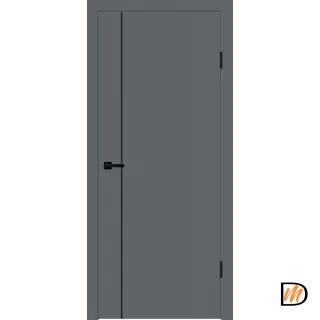 Дверное полотно EMALUX Galant M1 600х2000 цвет Вулкан Левое/Правое VD1301296