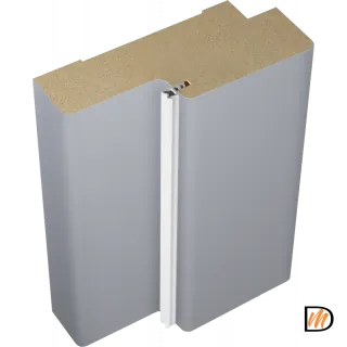 Коробка 70х28 Ламинат цвет Серый в цвет RAL7040 2 стойки и перекладина 1500мм Левое/Правое VD350358