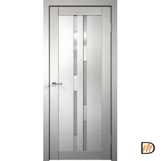 Дверное полотно 3D FLEX UNICA 7 600х2000 Цвет Белый стекло Мателюкс Левое/Правое VD500303