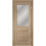 Дверное полотно Экошпон VILLA 3V 800х2000 цвет Дуб Европейский стекло Грани Мателюкс Левое/Правое VD810392