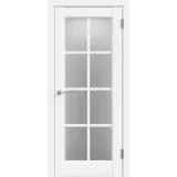 Дверное полотно Экошпон ALTO 13 900х2000 цвет Белый Эмалит стекло Мателюкс Левое/Правое VD811801