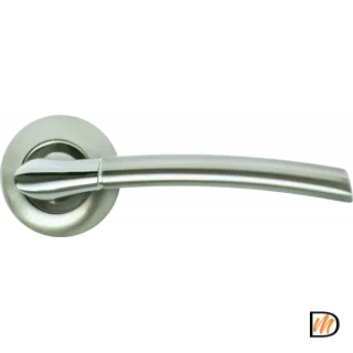 Ручка дверная RAP 6 никель белый/хром  MSK-9008773