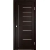 Дверное полотно Экошпон LINEA 3 800х2000 цвет Венге стекло Мателюкс Левое/Правое VD013813