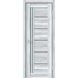 Дверное полотно Экошпон XLINE 17 700х2000 цвет Клён айс стекло Мателюкс Графит Левое/Правое VD017538