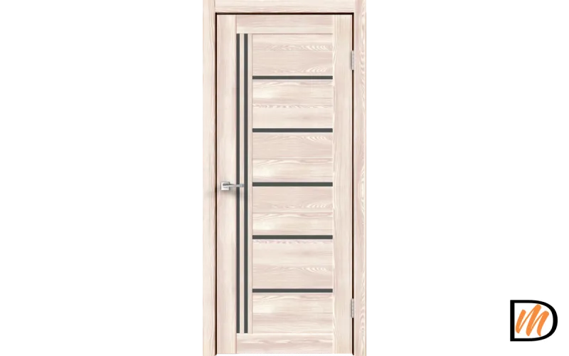 Дверное полотно Экошпон XLINE 17 800х2000 цвет Клён крем стекло Мателюкс Графит Левое/Правое VD017573