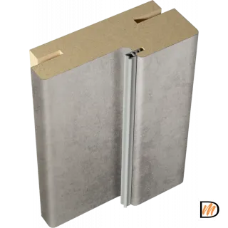 Перекладина 80х38 Экошпон цвет Муар светло-серый 1000  VD063117