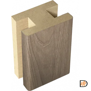 Профиль стыковочный добор-добор Экошпон цвет Ильм Европейский 40х24х2400  VD063656
