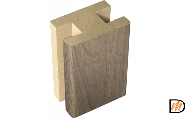 Профиль стыковочный добор-добор Экошпон цвет Ильм Европейский 40х24х2400  VD063656