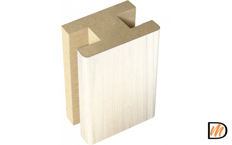 Профиль стыковочный добор-добор Экошпон цвет Ясень Японский 40х24х2400  VD063659