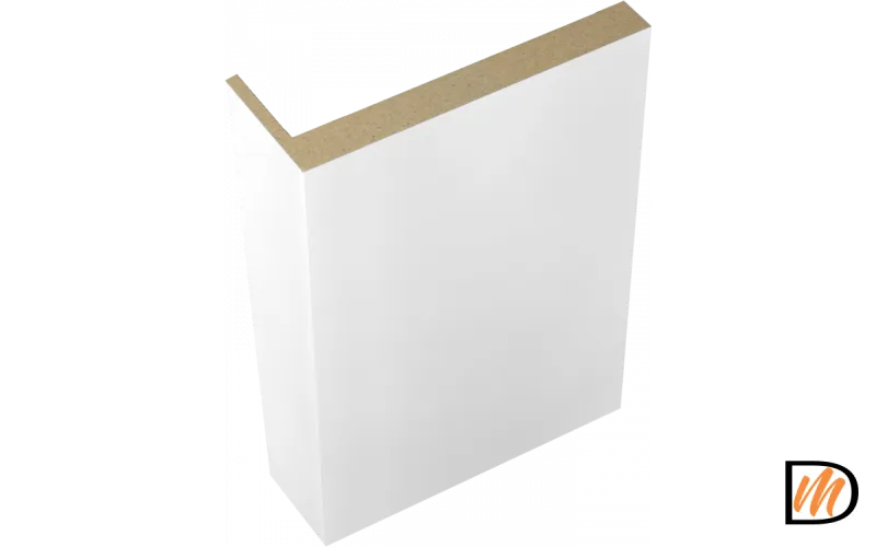 Наличник телескопический L 8мм Экошпон цвет Белый Эмалит 100х25х2440  VD064308