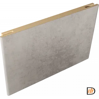 Добор телескопический Экошпон цвет Муар светло-серый 200х 8х2150  VD065178