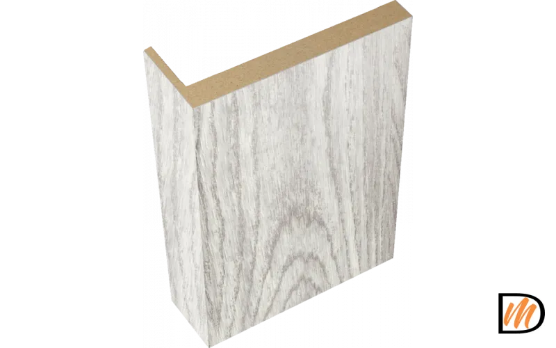 Наличник телескопический L 8мм Экошпон цвет Дуб Европейский Серый 70х25х2200  VD065445