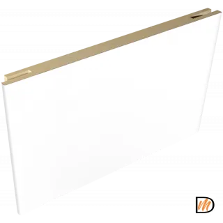 Добор телескопический Экошпон цвет Белый Эмалит 100х 8х2440  VD065947