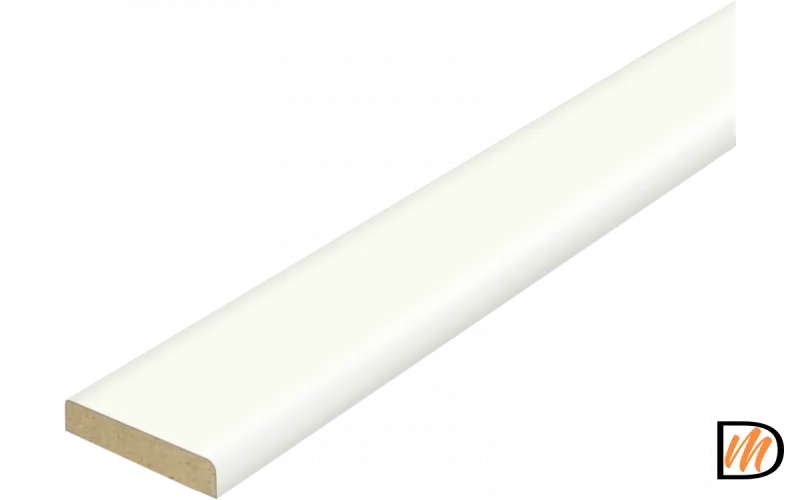 Нащельник Экошпон цвет Молочный Эмалит 30х 8х2400  VD066637