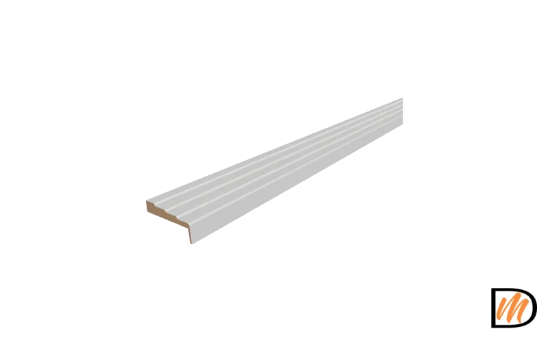 Наличник фигурный Экошпон цвет Светло-серый Эмалит 80х35х2200  VD066851