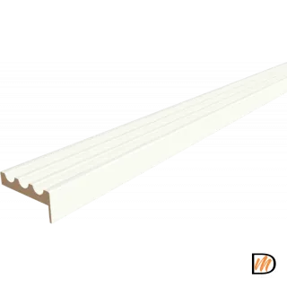Наличник Канелюр телескопический Экошпон цвет Молочный Эмалит 80х25х2200  VD067575