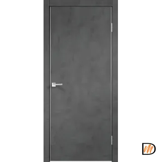 Дверное полотно Экошпон TECHNO 700х2000 цвет Муар темно-серый Левое/Правое VD080212