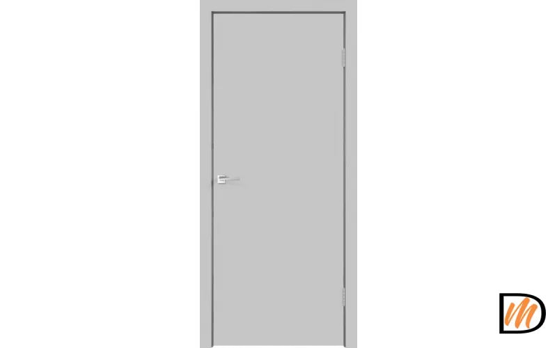 Дверное полотно Эмаль SCANDI 1 800х2000 цвет Светло-серый Левое/Правое VD1000158