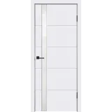 Дверное полотно Эмаль SCANDI F Z1 700х2000 цвет Белый стекло Лакобель белое Левое/Правое VD1000183