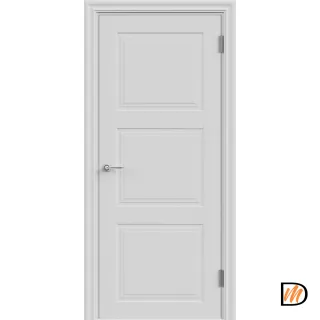 Дверное полотно Эмаль SCANDI NEO 1 bis глухое 3P 600х2000 цвет Светло-серый Левое/Правое VD1003422