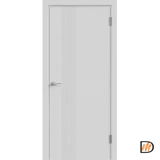 Дверное полотно Эмаль Scandi 3D 1 600х2000 цвет Светло-серый Левое/Правое VD1004710