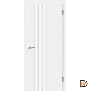 Дверное полотно Эмаль Scandi 3D 14 600х2000 цвет Белый Левое/Правое VD1006174