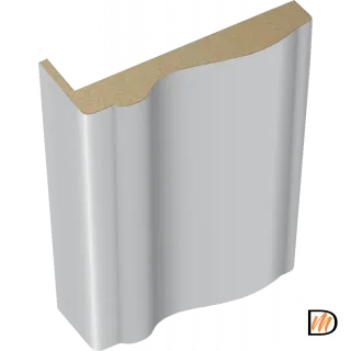 Наличник Волна телескопический Эмаль цвет Светло-серый 80х35х2200  VD1010152