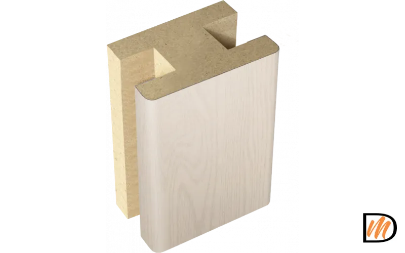 Профиль стыковочный добор-добор SoftTouch цвет Ясень капучино структурный 40х24х2400  VD1020155