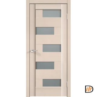 Дверное полотно SoftTouch SoftTouch PREMIER 5 600х2000 цвет Ясень капучино структурный стекло Мателюкс Левое/Правое VD1030049