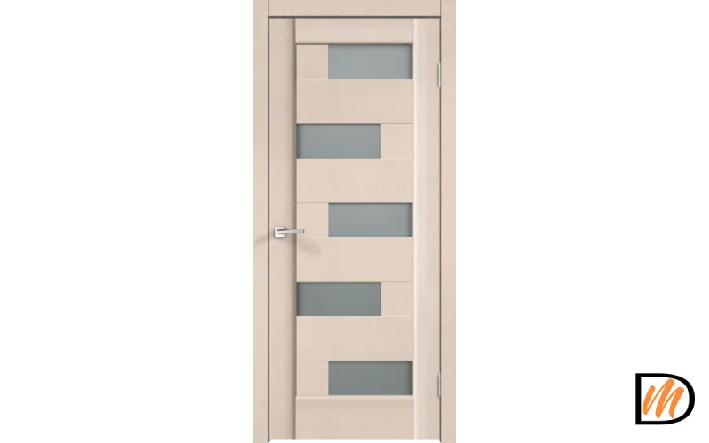 Дверное полотно SoftTouch SoftTouch PREMIER 5 700х2000 цвет Ясень капучино структурный стекло Мателюкс Левое/Правое VD1030050