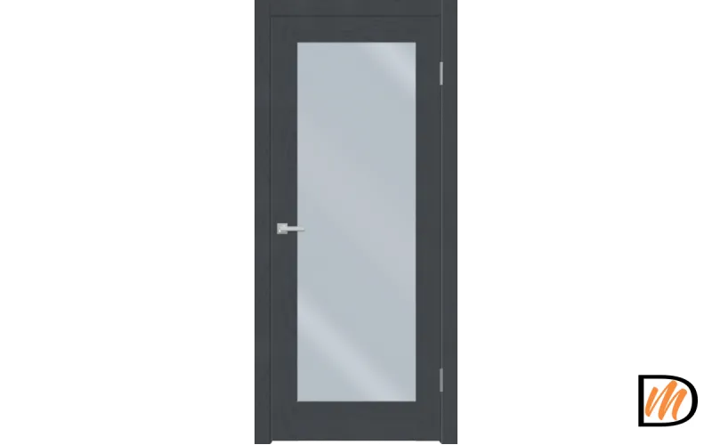 Дверное полотно SoftTouch ALTO 4Z 800х2000 цвет Ясень графит структурный филенка + зеркало Левое/Правое VD1035339