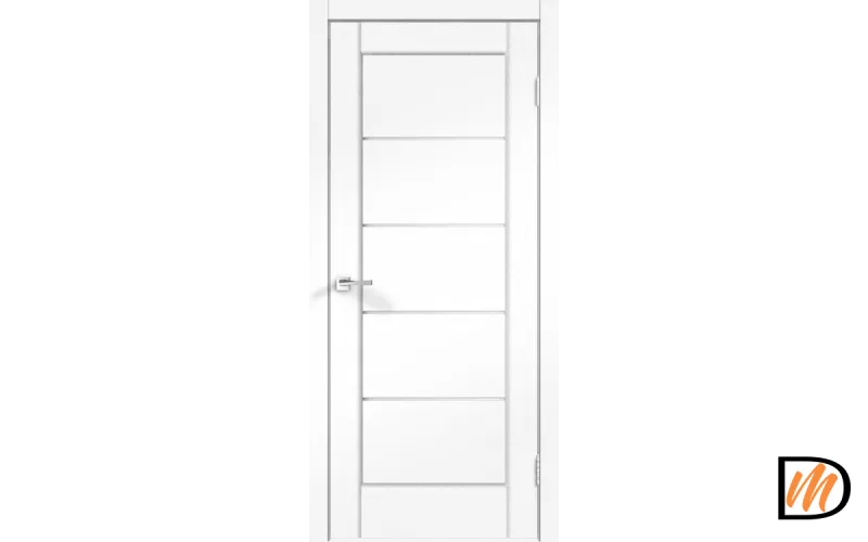 Дверное полотно SoftTouch SoftTouch PREMIER 1 600х2000 цвет Ясень белый структурный стекло Лакобель белое Левое/Правое VD1035551