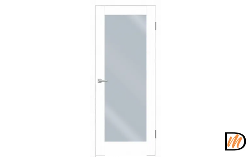 Дверное полотно SoftTouch ALTO 4Z 600х2000 цвет Ясень белый структурный филенка + зеркало Левое/Правое VD1035577