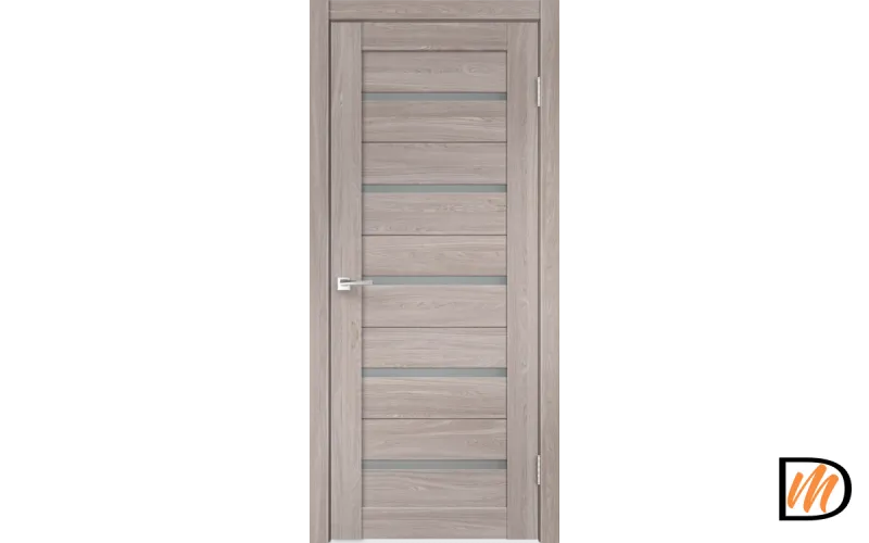 Дверное полотно ECO FLEX CITY 7 900х2000 Цвет Дуб Анкор Нордик стекло Мателюкс Левое/Правое VD1040401