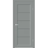 Дверное полотно EMALUX STYLE 1 со стеклом 900х2000 цвет Серый Агат стекло Мателюкс Графит Левое/Правое VD1290040