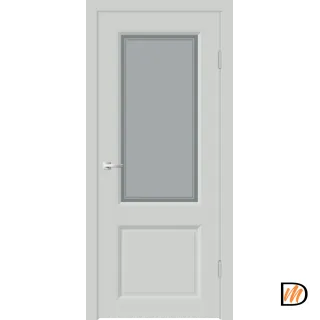 Дверное полотно EMALUX ALTO 21 2V 800х2000 цвет Доломит стекло Мателюкс, контур №1 Левое/Правое VD1290296