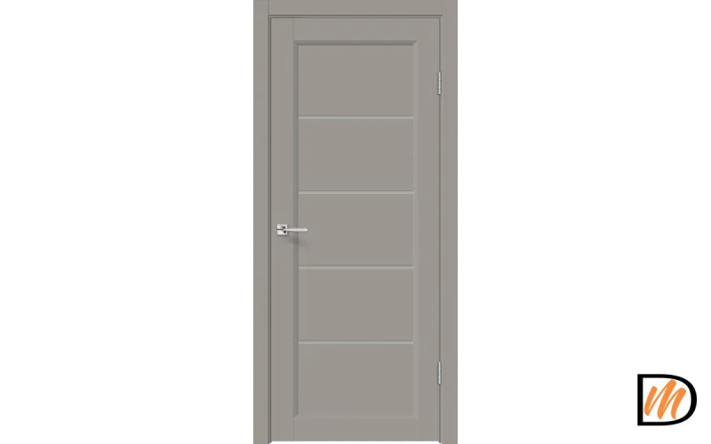 Дверное полотно EMALUX STYLE 1 со стеклом 900х2000 цвет Макиато стекло Мателюкс Левое/Правое VD1291381