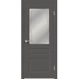 Дверное полотно EMALUX VILLA 3V 800х2000 цвет Феникс стекло Грани Мателюкс Левое/Правое VD1291416