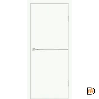Дверное полотно EMALUX Galant H1 900х2000 цвет Белый Опал Левое/Правое VD1300047