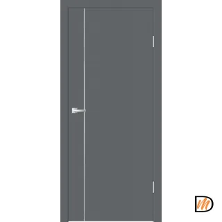 Дверное полотно EMALUX Galant M1 800х2000 цвет Вулкан Левое/Правое VD1300157