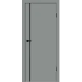 Дверное полотно EMALUX Galant M2 800х2000 цвет Серый Агат Левое/Правое VD1300230