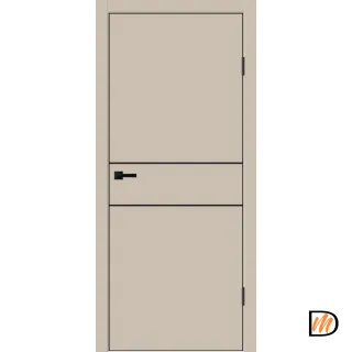 Дверное полотно EMALUX TECHNO BLACK H2 800х2000 цвет Кварцит Левое/Правое VD1300303