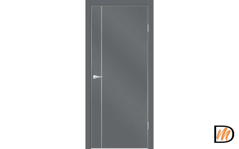 Дверное полотно EMALUX TECHNO MV1 800х2000 цвет Вулкан Левое/Правое VD1300453