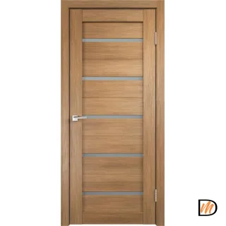 Дверное полотно Экошпон DUPLEX 800х2000 цвет Дуб золотой (арт. 14012) стекло Мателюкс Левое/Правое VD161550