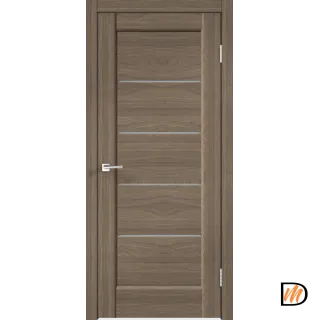 Дверное полотно Экошпон PREMIER 1 700х2000 цвет Ильм Европейский стекло Мателюкс Левое/Правое VD800114