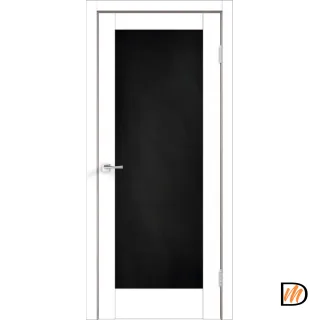 Дверное полотно Экошпон ALTO 4GR 800х2000 цвет Белый Эмалит филенка + графитовая доска Левое/Правое VD810323