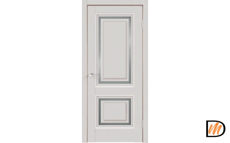 Дверное полотно Экошпон FLY 1 800х2000 цвет Серый Эмалит Левое/Правое VD811176