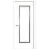 Дверное полотно Экошпон FLY 4 800х2000 цвет Белый Эмалит Левое/Правое VD811182