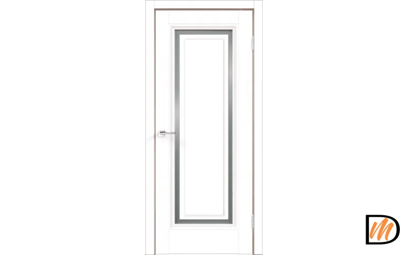 Дверное полотно Экошпон FLY 4 800х2000 цвет Белый Эмалит Левое/Правое VD811182