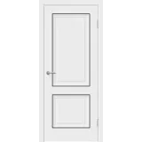 Дверное полотно Экошпон ALTO 30M 2P 600х2000 цвет Белый Эмалит Левое/Правое VD811587